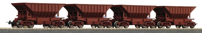 Set of 4 Ore cars LKAB<br /><a href='images/pictures/Roco/231300.jpg' target='_blank'>Full size image</a>